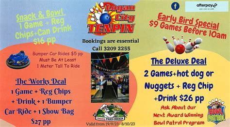 School Holiday Deals Logan City Tenpin