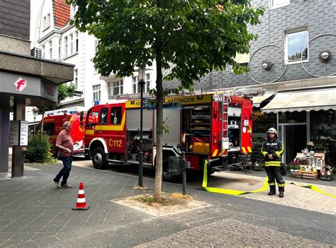 FEUERWEHREINSATZ IN DER INNENSTADT KLEINBRAND RuhrkanalNEWS