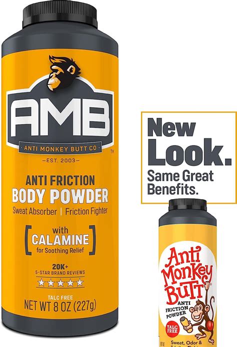 Anti Monkey Butt Anti Friction Body Powder 8 Oz Storechoiceproducts