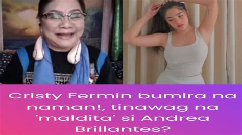 Katotohanancristy Fermin Bumira Na Naman Tinawag Na Maldita Si