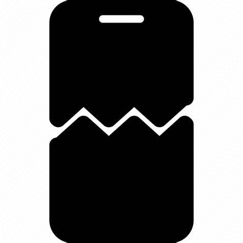 Break, broken, mobile, phone, smartphone icon - Download on Iconfinder