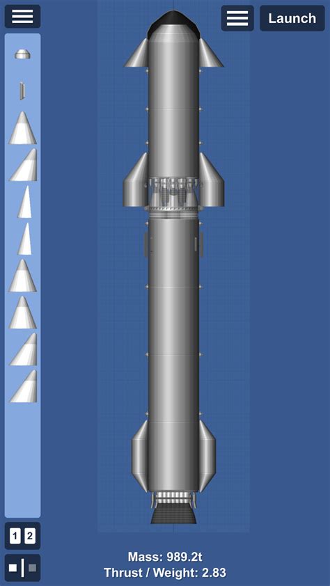 Starship and Super Heavy Blueprint : r/SpaceflightSimulator