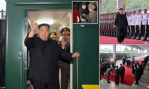 Kim Jong Un Arrives In Russia To Talk Arms Deals With Vladimir Putin