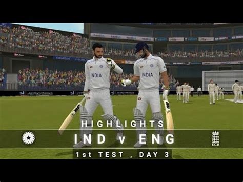 Real Cricket Gameplay In Hindi Real Cricket Ind Vs Eng Special