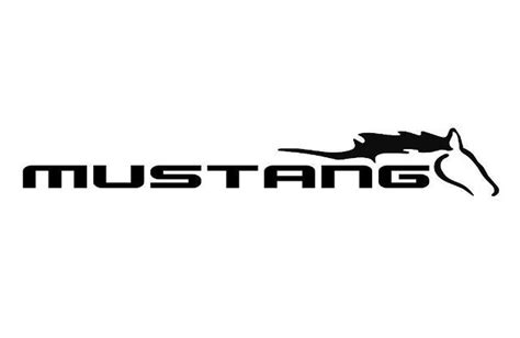 Mustang Vinyl Decal Sticker Black Ford Race Car Cobra Gt V8 V6 Racing