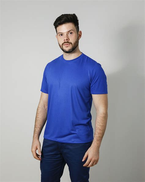 Camiseta Azul Royal Masculina Pv Lasfer Store Moda B Sica E Uniformes