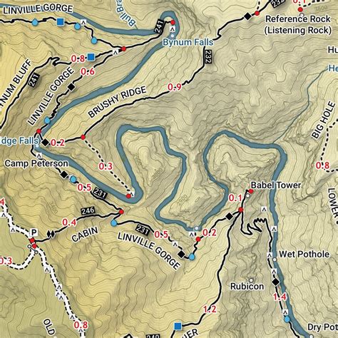 Linville Gorge Wilderness Map By Linville Gorge Maps Lgmaps Avenza Maps