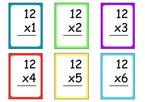 Multiplication Flashcards - Free Printables (48 Pages) - Teach Prints