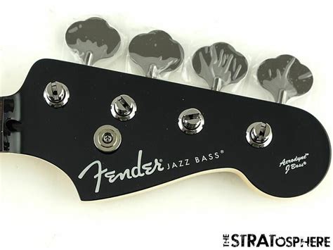 2022 Fender Aerodyne Jazz Bass Neck Tuners Guitar Modern Reverb