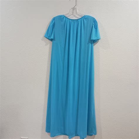 Miss Elaine Tricot Long Nightgown Size PM Gem