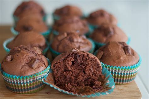 Fluffy Double Choc Chip Muffins » Food by Theresa Visintin