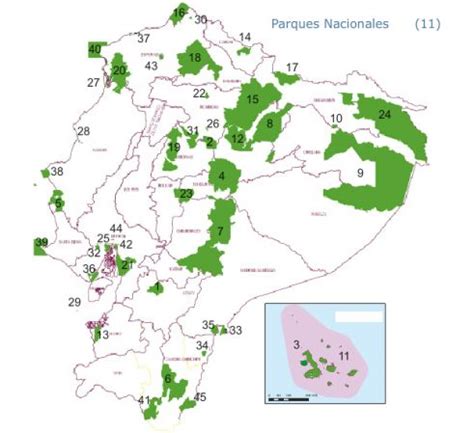 Print Map Quiz: MAPA DE PARQUES NACIONALES (mapa de parques nacionales ecuador)