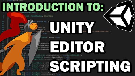 Introduction Unity Editor Scripting Youtube