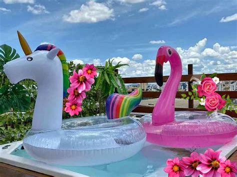 Boia Unic Rnio Boia Flamingo Brinde P Piscina Infl Vel