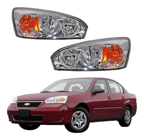 Par Faros Chevrolet Malibu 2004 2005 2006 2007 Der izq Envío gratis