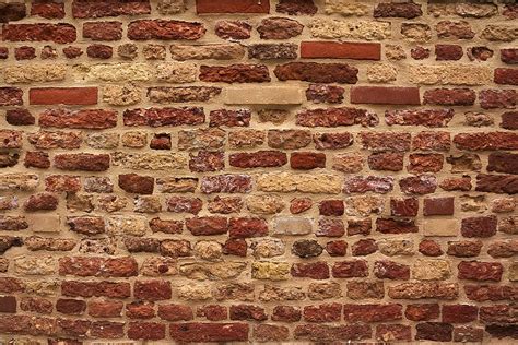 Hd Wallpaper White And Brown Concrete Brick Wall White Painted Brick