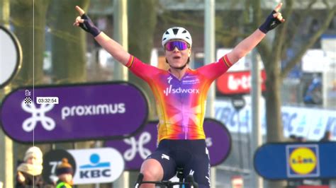 Lotte Kopecky Makes Belgian Dreams Come True With Omloop Het