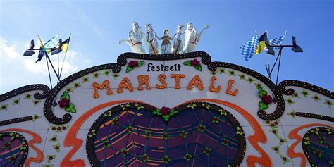 Marstall Festzelt Auf Dem M Nchner Oktoberfest