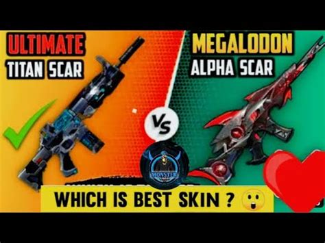 Ultimate Titan Scar Vs Megalodon Scar In Free Fire Which Is Best