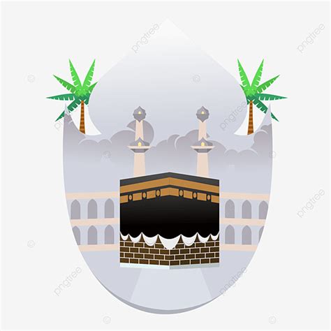 Kaaba Islamic Clipart Transparent PNG Hd Hajj Islamic Pilgrimage In