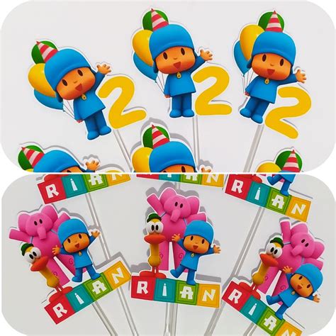 Topper Para Doce Pocoyo Elo Produtos Especiais