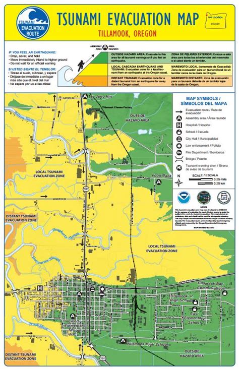 Tsunami Evacuation Maps Outline Safe Routes On Oregon And Washington