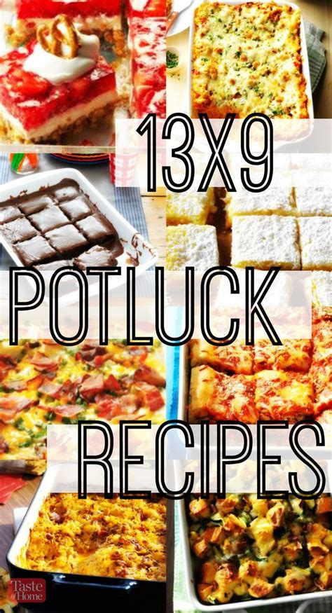 33 Potluck Recipes For Your 13x9 Pan Potluck Recipes Easy Potluck Recipes Main Dish For Potluck