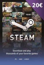 Kup Steam 20 EUR Karta Podarunkowa Steam Gdzie kupić najtaniej