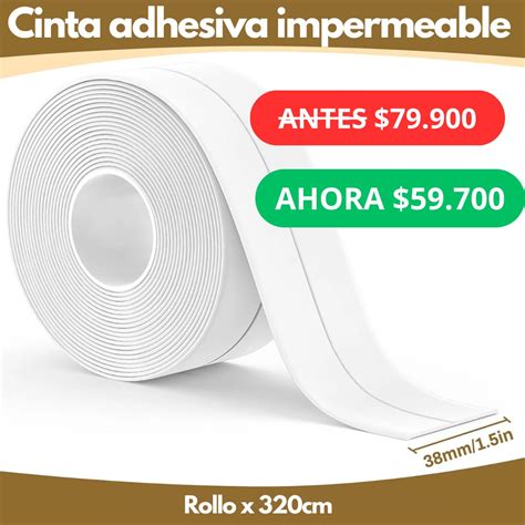 Impermeaflex™ Cinta Adhesiva Impermeable Jg Store 🇨🇴