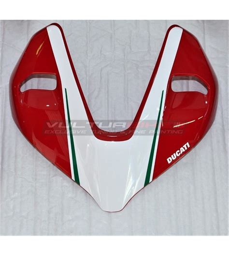 Adesivo Per Cupolino Design Tricolore Italiano Ducati Streetfighter