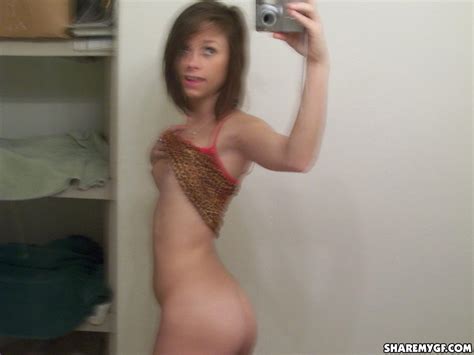 Brunette Teen Takes Selfies Of Her Hot Body In The Bathroom Porn Pictures XXX Photos Sex