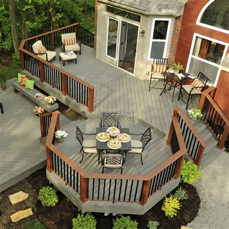 Backyard Multi Level Deck Ideas Aurea Dodd