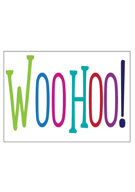 Woo Hoo Note Card Set — Social Butterfly Designs