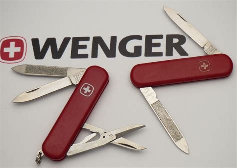 Wenger Swiss Army Vintage 65mm Two Layer Knives Esquire And President