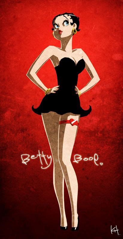 By Kit Betty Boop Cartoon Geek Art Betty Boop