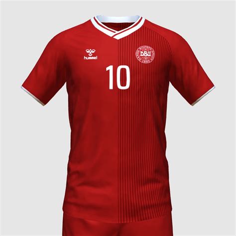 Denmark Kit Euro 2024 Kit Concept Home FIFA 23 Kit Creator Showcase