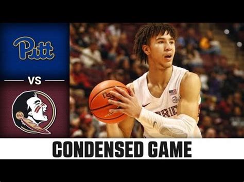 Pitt Vs Florida State Condensed Game 2022 23 ACC Mens Basketball