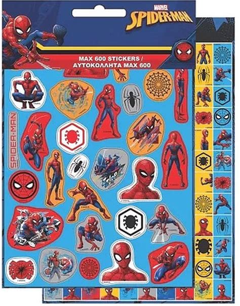 Marvel Spiderman Stickerbundel 600 Stickers