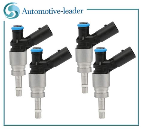 4Pcs Fuel Injectors 06E906036C For Audi A4 A6 Quattro 05 08 3 2L S6 07