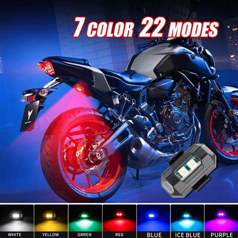 7 Colors Motorcycle Flasher Turn Signals Directional Light Kawasaki