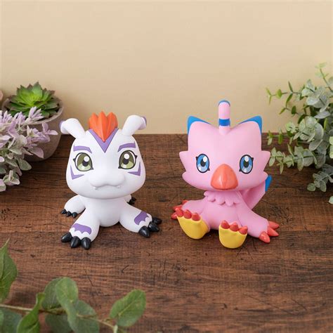 Look Up Digimon Adventure Biyomon Gomamon Set Limited Bonus