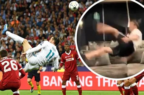 Gareth Bale Recreates His Spectacular Overhead Kick Champions League