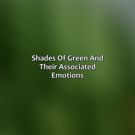 Different Shades Of Green Names - colorscombo.com