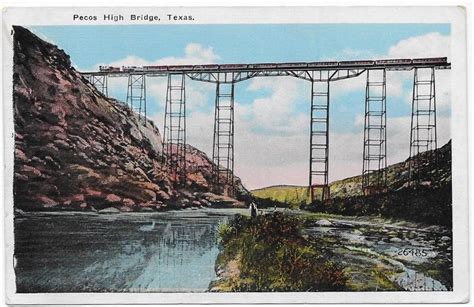 The Pecos High Bridge - History In The Mail | Postcards and Historic Papers