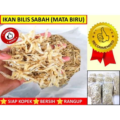 Ikan Bilis Sabah Mata Biru Siap Kopek Shopee Malaysia