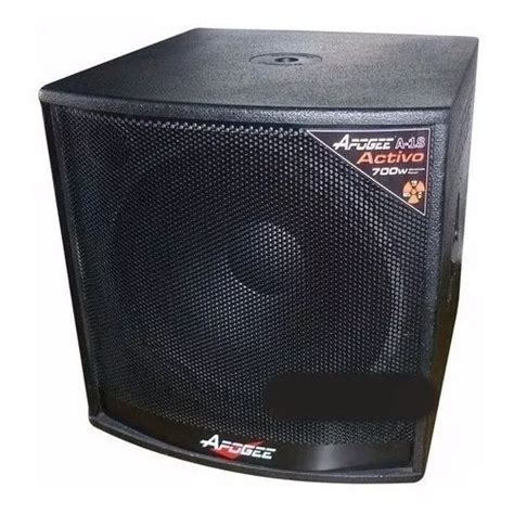 Bafle Caja Sublow Activo 18 350 W Rms Apogee A18 Negro