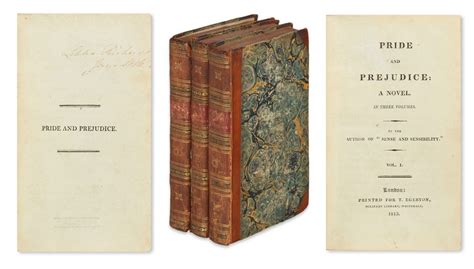 Jane Austen Pride And Prejudice First Edition Swann Galleries News