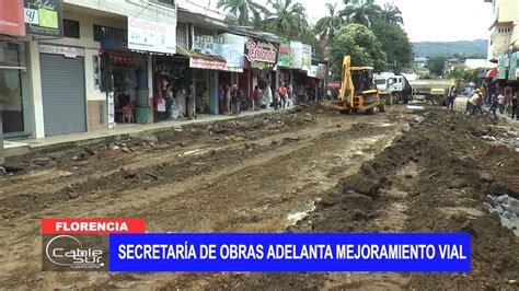 Secretaría de obras adelanta mejoramiento vial Cable Sur Nuestra señal