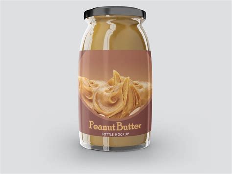 Peanut Butter Container Mockup | Vectogravic Design