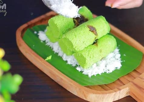 Resep Putu Bambu Tanpa Cetakan Ala Abang Abang Oleh Hani Cookpad